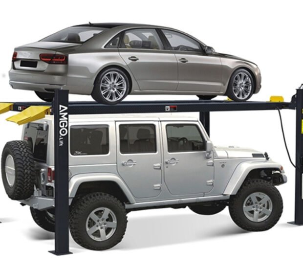 AMGO® Hydraulics 408-HP Ex-Tall Parking & Service 4 Post Lift 8,000 Lbs AMGO® Hydraulics 408-HP Ex-Tall Parking & Service 4 Post Lift 8,000 Lbs