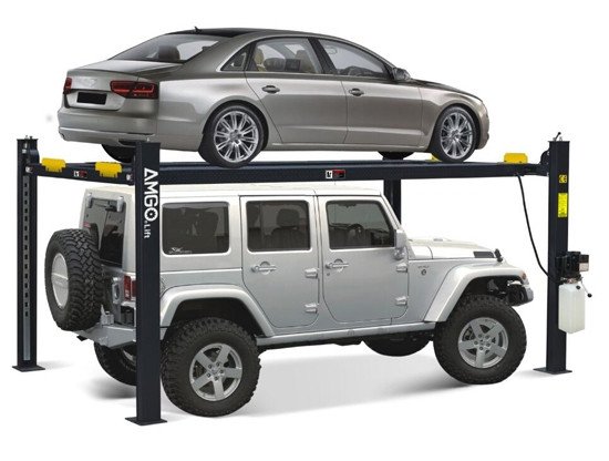 AMGO® Hydraulics 408-HP Ex-Tall Parking & Service 4 Post Lift 8,000 Lbs AMGO® Hydraulics 408-HP Ex-Tall Parking & Service 4 Post Lift 8,000 Lbs