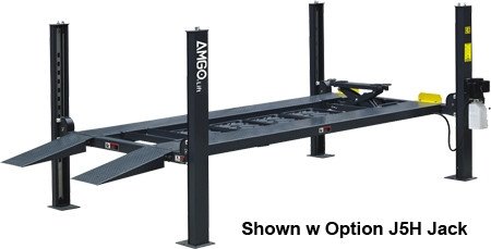 AMGO® Hydraulics 408-HP Ex-Tall Parking & Service 4 Post Lift 8,000 Lbs AMGO® Hydraulics 408-HP Ex-Tall Parking & Service 4 Post Lift 8,000 Lbs