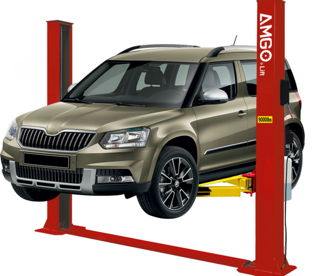 AMGO® Hydraulics BP-9X Floor Base-Plate Symmetrical 2 Post Lift 9,000 Lbs