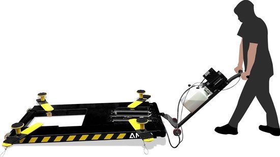 AMGO® Hydraulics MR06 Mid-Rise Portable Scissor Lift 6,000 Lbs.