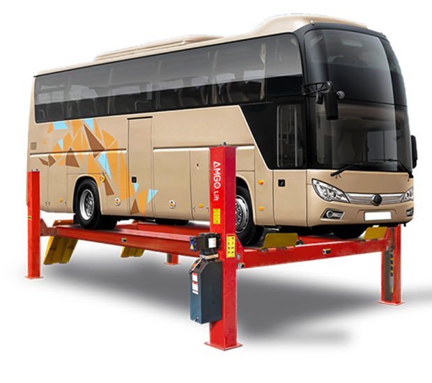 AMGO® Hydraulics PRO-40E Ex-Length Heavy-Duty 4 Post Truck Lift 40,000 Lbs