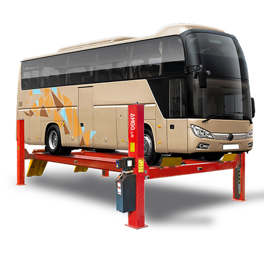 AMGO® Hydraulics PRO-40E Ex-Length Heavy-Duty 4 Post Truck Lift 40,000 Lbs