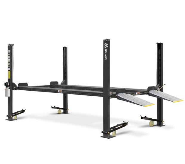 APlusLift Falcon 9000LB 4-Post Portable Parking Storage Service Car Lift APlusLift Falcon 9000LB 4-Post Portable Parking Storage Service Car Lift