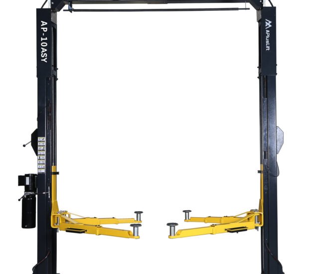 APlusLift 10,000LB 2-Post Overhead Symmetrical and Truly Asymmetrical Single Release Car Lift with 3 Year Warranty APlusLift 10,000LB 2-Post Overhead Symmetrical and Truly Asymmetrical Single Release Car Lift with 3 Year Warranty