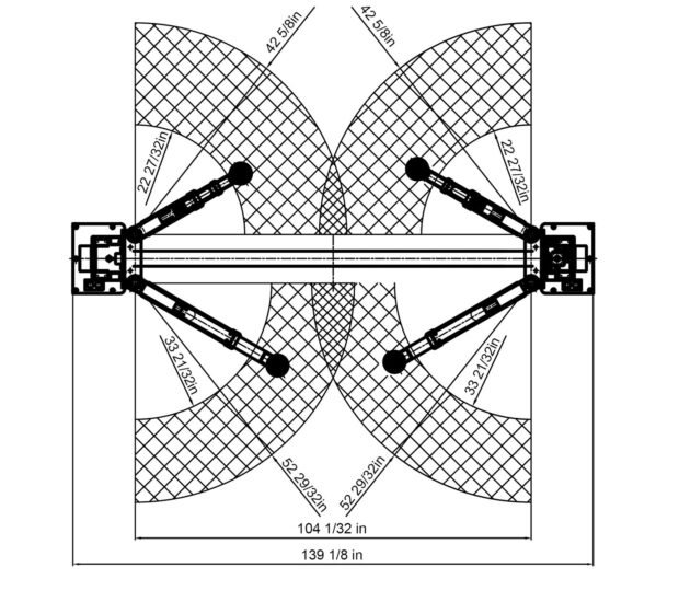 APlusLift 10,000LB 2-Post Overhead Symmetrical and Truly Asymmetrical Single Release Car Lift with 3 Year Warranty APlusLift 10,000LB 2-Post Overhead Symmetrical and Truly Asymmetrical Single Release Car Lift with 3 Year Warranty