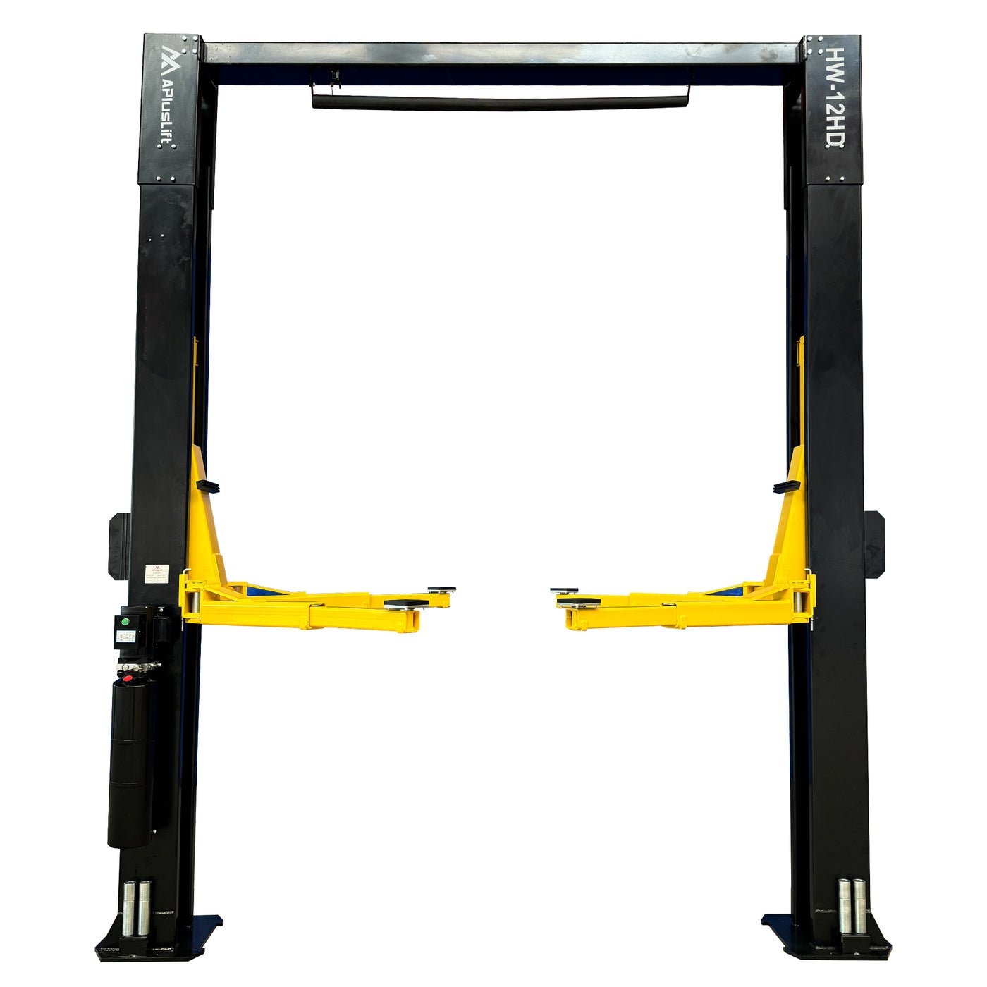 APlusLift 12,000LB 2-Post Overhead Single Release Direct Drive Car Lift with 3 Year Warranty