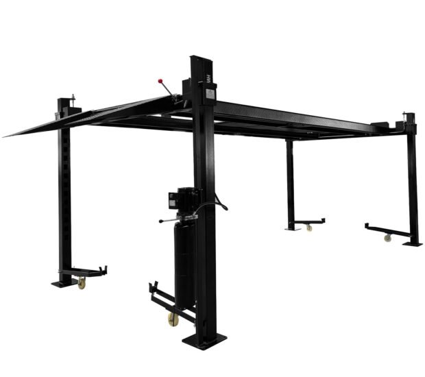 APlusLift 11,000LB 4-Post Portable Parking Storage Service Car Lift APlusLift 11,000LB 4-Post Portable Parking Storage Service Car Lift