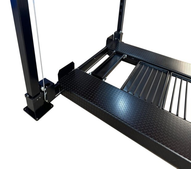 APlusLift 11,000LB 4-Post Portable Parking Storage Service Car Lift APlusLift 11,000LB 4-Post Portable Parking Storage Service Car Lift