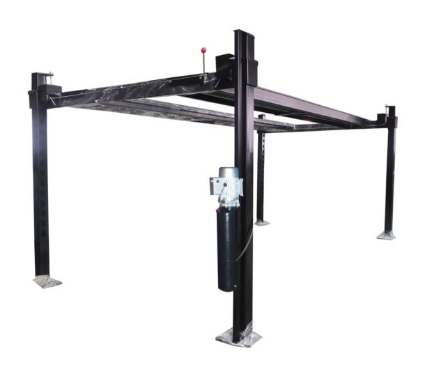 APlusLift 11,000LB 4-Post Portable Parking Storage Service Car Lift APlusLift 11,000LB 4-Post Portable Parking Storage Service Car Lift