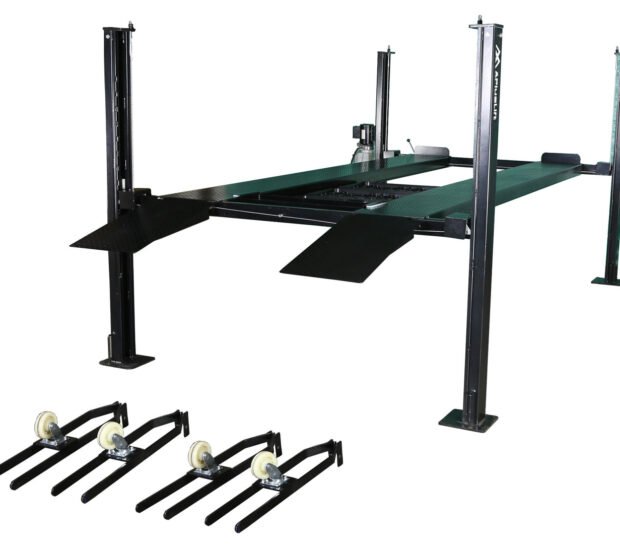 APlusLift 8000LB 4-Post Portable Parking Storage Service Car Lift