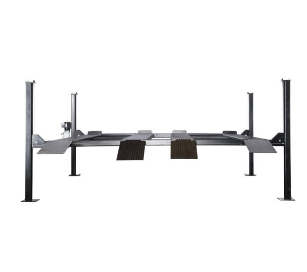 APlusLift 9,000LB 4-Post Double Deck Parking Storage Car Lift APlusLift 9,000LB 4-Post Double Deck Parking Storage Car Lift