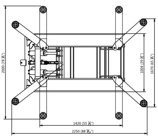 APlusLift 6,600LB Portable Mid-Rise Scissor Lift APlusLift 6,600LB Portable Mid-Rise Scissor Lift