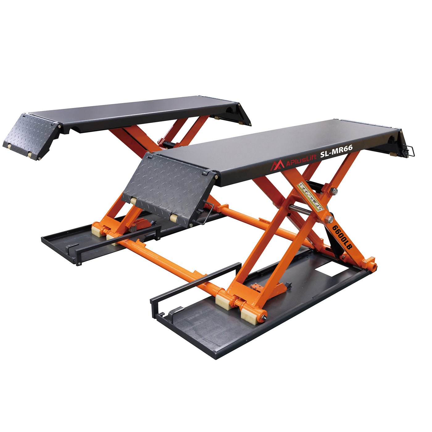 APlusLift 6,600LB Mid-Rise Scissor Lift with Electric Release