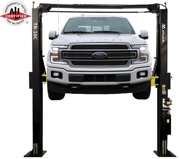 ALI Certified Falcon 10,000LB 2-Post Overhead Single Release Direct Drive Car Lift with 3 Year Warranty