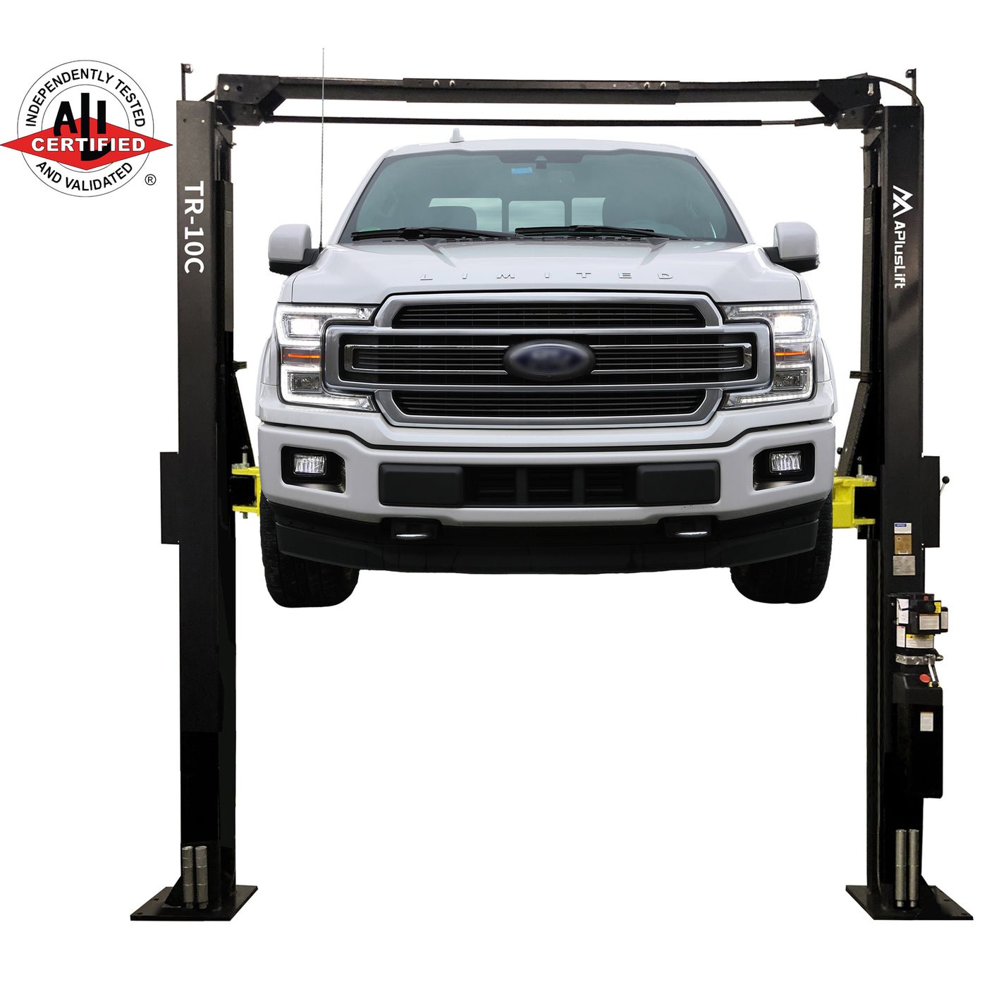 ALI Certified Falcon 10,000LB 2-Post Overhead Single Release Direct Drive Car Lift with 3 Year Warranty