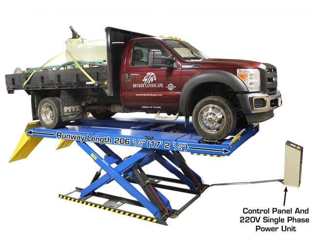 Atlas® PX16A Ex-Long Alignment Scissor Lift 16,000 Lbs