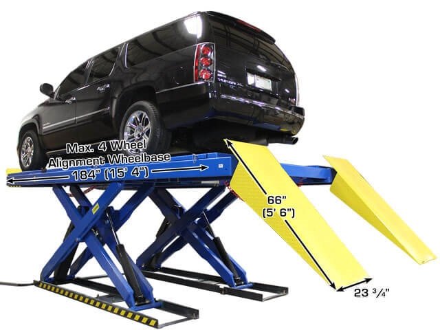 Atlas® PX16A Ex-Long Alignment Scissor Lift 16,000 Lbs Atlas® PX16A Ex-Long Alignment Scissor Lift 16,000 Lbs