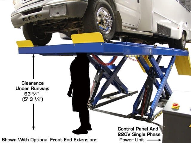Atlas® PX16A Ex-Long Alignment Scissor Lift 16,000 Lbs Atlas® PX16A Ex-Long Alignment Scissor Lift 16,000 Lbs