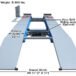 Atlas® 12AWFSL Commercial Grade Alignment Scissor Lift 12,000 Lbs W/Wheels-Free System