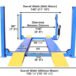 Atlas® 414A Commercial Grade 4 Post Alignment Lift 14,000 Lbs