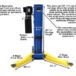 Atlas® 9OHSC-SS Symmetric 2 Post Lift 9,000 Lbs