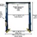 Atlas® OH-10X Ex-Tall/Ex-Wide 2 Post Lift 10,000 Lbs