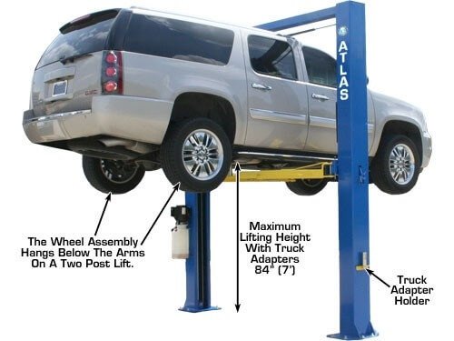 Atlas® OH-10X Ex-Tall/Ex-Wide 2 Post Lift 10,000 Lbs Atlas® OH-10X Ex-Tall/Ex-Wide 2 Post Lift 10,000 Lbs
