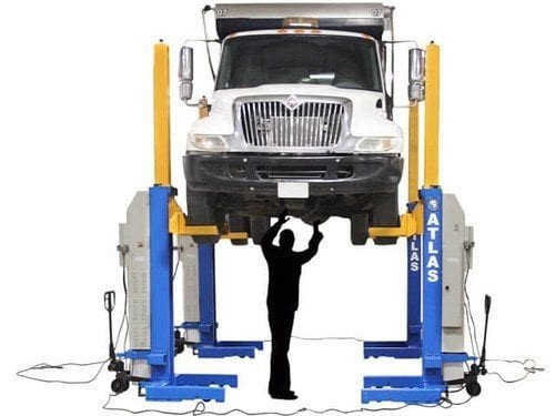 Atlas® ML-4034BC ALI Battery Powered Mobile Column Lift System 74,000 Lbs Atlas® ML-4034BC ALI Battery Powered Mobile Column Lift System 74,000 Lbs