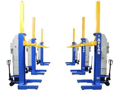 Atlas® ML-6045BC ALI Battery Powered Mobile Column Lift System 99,000 Lbs