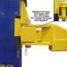 Atlas® 9KBP Floor Base-Plate 2 Post Lift 9,000 Lbs