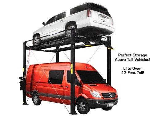 Atlas® ST-7000 Super Tall 4 Post Lift 7,000 Lbs Atlas® ST-7000 Super Tall 4 Post Lift 7,000 Lbs