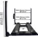 Atlas® Garage Pro 8000 Ext-L Ex-Tall Ex-Long Service/Parking 4 Post Lift 8,000 Lbs