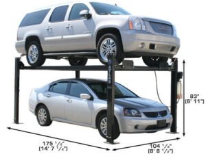 Atlas® Garage Pro 8000 Service/Parking 4 Post Lift 8,000 Lbs