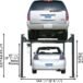 Atlas® Garage Pro 8000 Service/Parking 4 Post Lift 8,000 Lbs