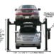 Atlas® Garage Pro 9000 Service/Parking 4 Post Lift 9,000 Lbs