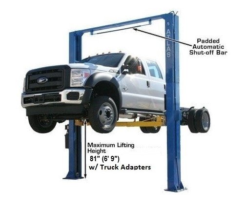 Atlas® PV12PX Adj Height Ex-Wide/Ex-Tall 2 Post Lift 12,000 Lbs Atlas® PV12PX Adj Height Ex-Wide/Ex-Tall 2 Post Lift 12,000 Lbs