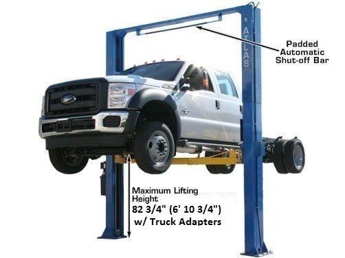 Atlas® PV15PX Adj Height Symmetric 2 Post Lift 15,000 Lbs