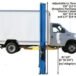Atlas® PV15PX Adj Height Symmetric 2 Post Lift 15,000 Lbs