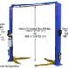 Atlas® Platinum PVL-10 ALI Certified Adj Height 2 Post Lift 10,000 Lbs