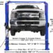 Atlas® Platinum PVL-10 ALI Certified Adj Height 2 Post Lift 10,000 Lbs