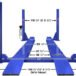 Atlas® Platinum PVL14OF-EXT ALI Certified Open Front 4 Post Alignment Lift 14,000 Lbs