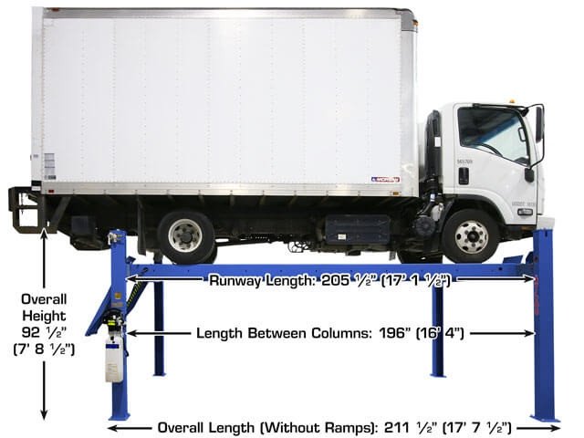 Atlas® Platinum AP-PVL14 ALI Certified 4 Post Lift 14,000 Lbs Atlas® Platinum AP-PVL14 ALI Certified 4 Post Lift 14,000 Lbs