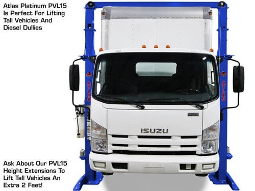 Atlas® Platinum PVL15 ALI Certified 2 Post Lift 15,000 Lbs Atlas® Platinum PVL15 ALI Certified 2 Post Lift 15,000 Lbs
