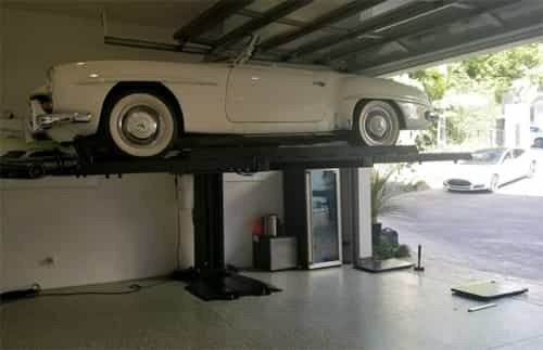 Auto Lift AL-SP-6K-SS 6000 Lb. Single Column Car Storage Lift Auto Lift AL-SP-6K-SS 6000 Lb. Single Column Car Storage Lift