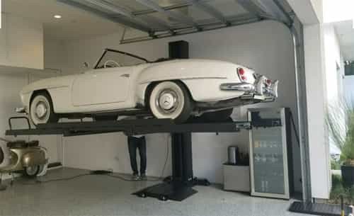 Auto Lift AL-SP-6K-SS 6000 Lb. Single Column Car Storage Lift Auto Lift AL-SP-6K-SS 6000 Lb. Single Column Car Storage Lift
