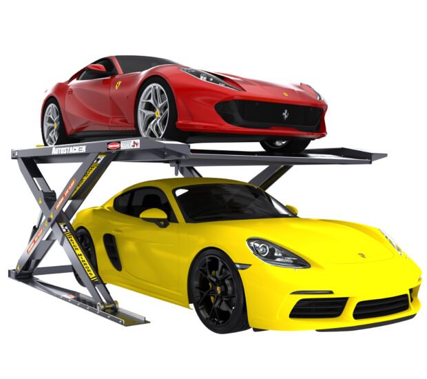 6K Capacity Parking Lift / WIDE / STD Console w/PU / 208-240V, 50/60HZ, 1-Phase