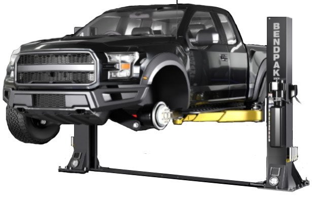 BendPak, 10000lb. Capacity Short-Rise Lift, Capacity 12000 lb, Max. Rise 3.8 ft, Horsepower 5 HP, Model# 12AP-SRT