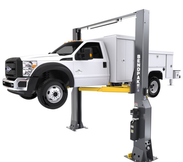 BendPak, 16000lb Capacity Clearfloor High-Rise 168in. Height, Capacity 16000 lb, Max. Rise 6.8 ft, Horsepower 2 HP, Model# 16AP