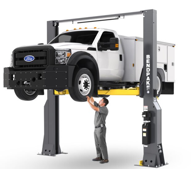 BendPak, 20000lb Capacity Clearfloor High-Rise Heavy-Duty, Capacity 20000 lb, Max. Rise 6.9 ft, Horsepower 5 HP, Model# 20AP BendPak, 20000lb Capacity Clearfloor High-Rise Heavy-Duty, Capacity 20000 lb, Max. Rise 6.9 ft, Horsepower 5 HP, Model# 20AP